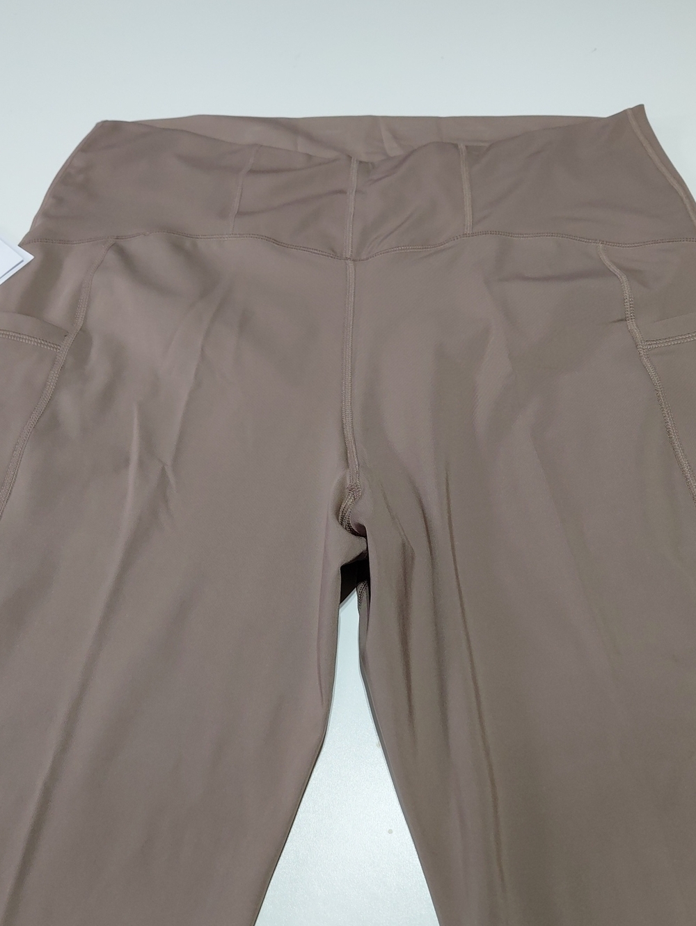 INGRID + ISABEL Women's Taupe Maternity Leggings Size XXL